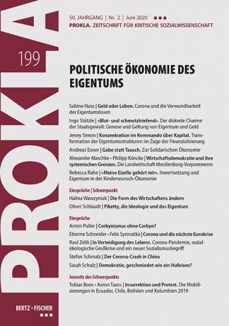 PROKLA 199: Politische Ökonomie des Eigentums