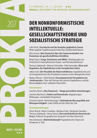 PROKLA 207: Der nonkonformistische Intellektuelle: Gesellschaftstheorie und sozialistische Strategie