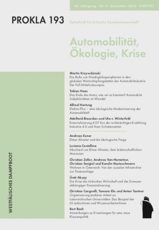PROKLA 193: Automobilität – Krise – Ökologie