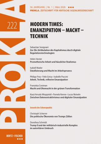 PROKLA 222: Modern Times: Emanzipation – Macht – Technik